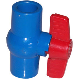Compacte 1/2“ ~ 4“ de Ware Unie Plastic Kogelklep die van pvc Voor Watervoorziening drijven