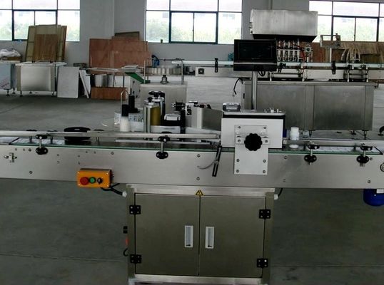1 zij Automatische Etiketteringsmachine de Plastic Botlle-Machine van de Stickerautomaat