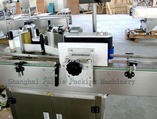 1 zij Automatische Etiketteringsmachine de Plastic Botlle-Machine van de Stickerautomaat
