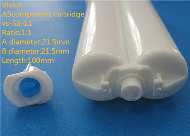 versus-50-11 1:1 twee dubbele epoxy plastic ab de patroonlengte 21.5mm van de componenten epoxypatroon ab