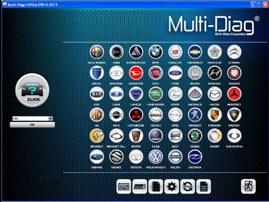 Multi-Diag Kenmerkende Scanner van de Toegangsj2534 de Auto Universele Auto
