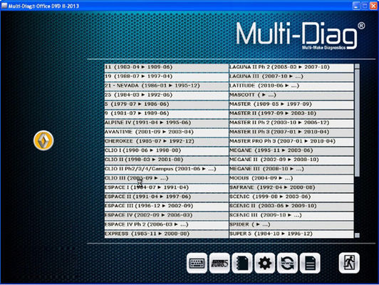 Multi-Diag Kenmerkende Scanner van de Toegangsj2534 de Auto Universele Auto