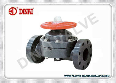 3 Plastic Pneumatische het Diafragmaklep van manierpvc met Gietijzer/Nylon Compressor