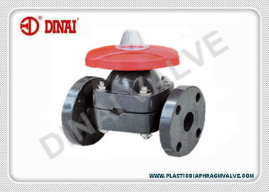 3 Plastic Pneumatische het Diafragmaklep van manierpvc met Gietijzer/Nylon Compressor
