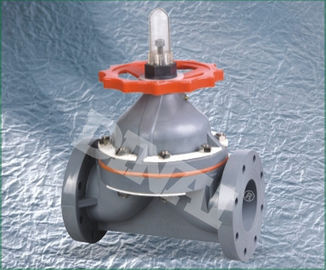 Pneumatische In werking gestelde pvc-Diafragmaklep PN10 voor Sanitair, 20mm - 280mm