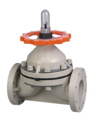 Industriële Plastic het Diafragmaklep van UPVC/van pvc met Gietijzer/Nylon Compressor