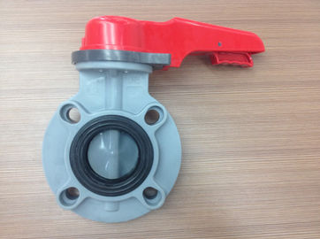 Van het de Vleugelklepwafeltje van UPVC/van pvc Verbinding 1 " ~24“ Pneumatische Actuator DIN/ANSI/JIS