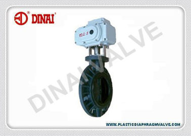 Elektroactuator van de wafeltjeverbinding Plastic Vleugelklep, de vleugelklep van CPVC