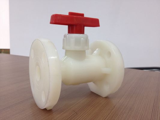PN10 kogelklep van de bar pp-h plastic flens, 1/2“ aan 12“ DIN, ANSI, JIS-flensverbinding