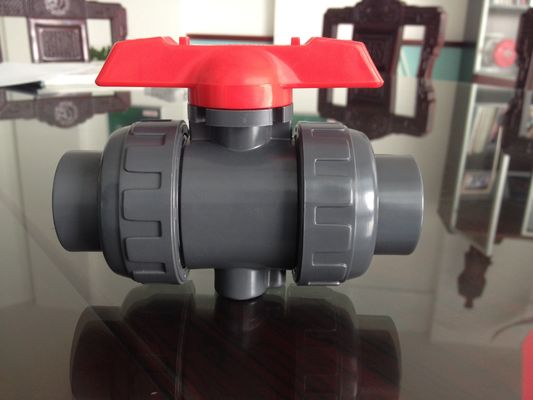Het Handvathefboom 11/4“ (D40mm) ~ 5“ CPVC-van de flensKogelklep (D140mm) Plastic Kogelklep