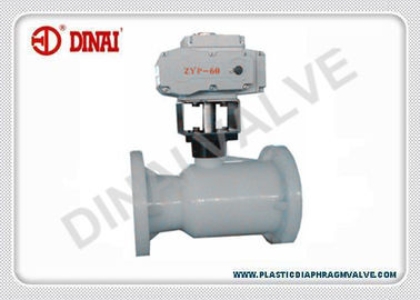 Elektrische Plastic Kogelklep DC24V AC220V, Regelend Type met Grensschakelaar