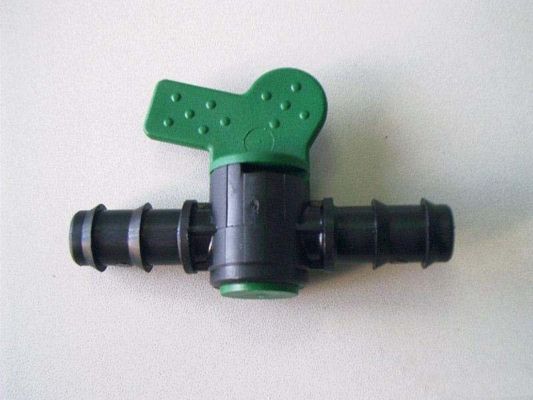 Zwart Lichaam en Groene Handvat Plastic Kogelklep voor het Deel van de Pompassemblage