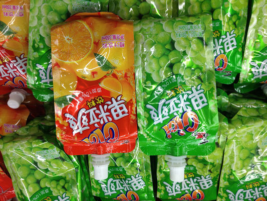 De aangepaste Gelei Verpakkende Tribune spuit omhoog Zak in Gelamineerd Plastiek